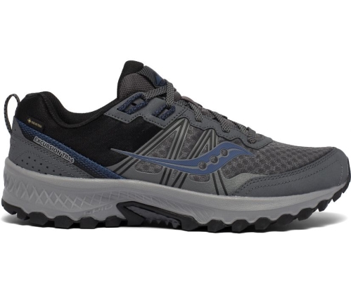 Tenis Saucony Excursion TR14 GTX Hombre Zapatillas Running Charcoal / Storm México MX-570-VN